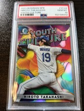 Hiroto Takahashi 2023 Topps Bowman Chrome NPB Youth Culture  #YC24 Chunichi
