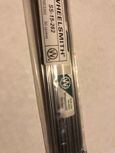 Wheelsmith SS15 262 Silver spokes Pack Of 50 - Picture 7 of 12