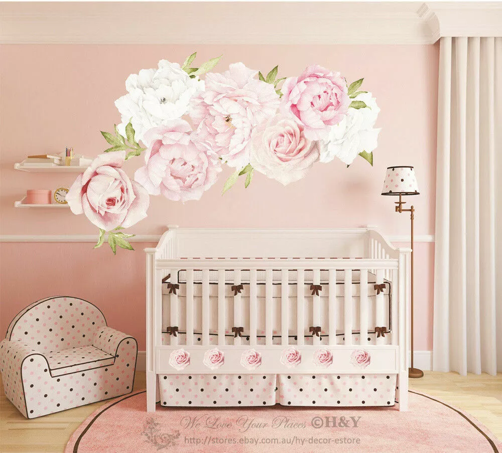 Baby nursery flower wall 2025
