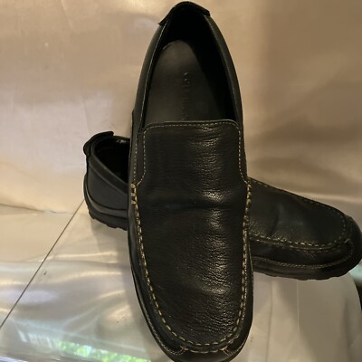 Cole Haan Men Tucker Venetian Slip On Driving Loafer Shoes 11M Black Leather Cole Haan Tucker Venetian Leather Loafers | Mercari main image 4