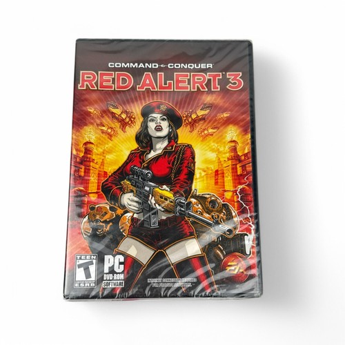Command & Conquer Red Alert 3 For PC DVD-ROM Software EA (2008) - Sealed