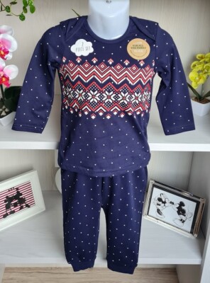 George Baby Jungen Langarm Pyjama 2er Set Langarmshirt Lange Hose