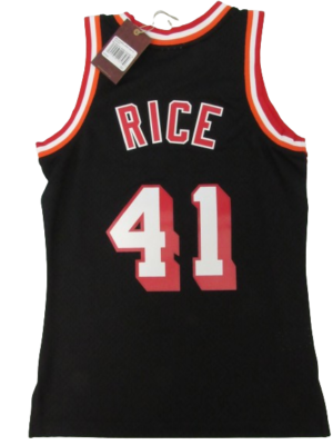 90s Champion×HEAT GLEN RICE 41 ユニホーム New 1994-95 Glen Rice #41 Miami Heat Mens Mitchell & Ness