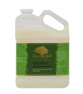 Gallon Premium Best Extra Virgin Unrefined RAW Coconut Oil 100% Pure Organic