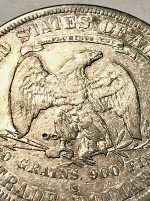 USAヴィンテージ♡Fentonオパールセント？ムーンストーン？♡2点セット 1878-S Trade Dollar Fine #17048 | eBay