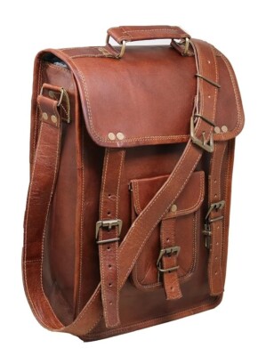 New Business Bag Leather Messenger Shoulder Genuine Satchel Crossbody