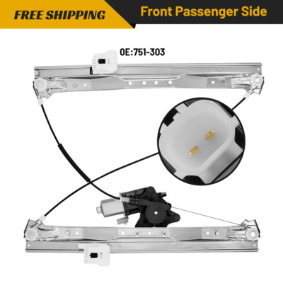 Power Window Regulator w/Motor for Chrysler Town & Country Dodge Ram Front Right