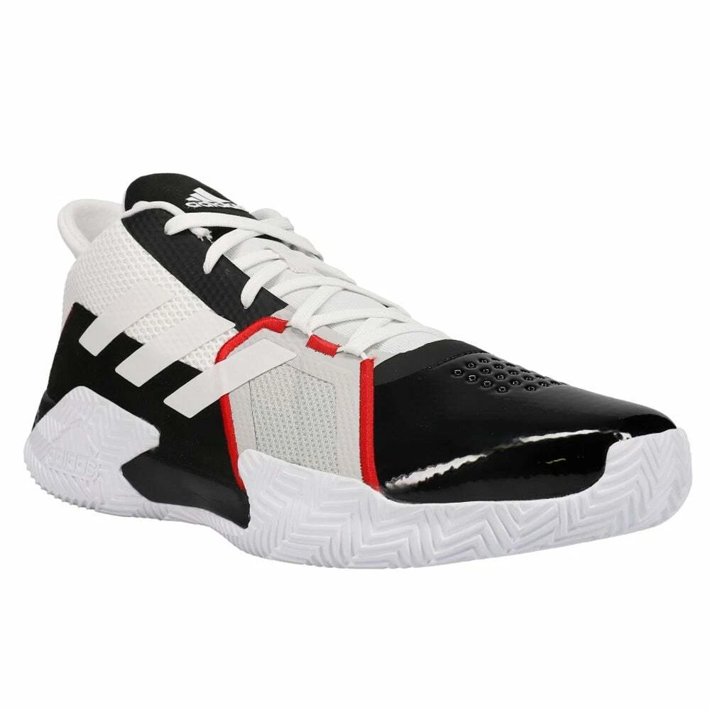 Adidas Court 2 White Red Basketball Shoes Sneakers Kicks 10 Mens | eBay