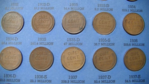 JUEGO DE CENTAVOS DE TRIGO LINCOLN LOTE 82 MONEDAS 1909 VDB A 1940 EXCEPCIONAL FALTA 8 - Imagen 18 de 19