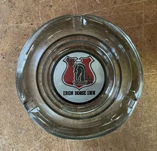 AD ASHTRAY IRON HORSE inn Restaurant banquets Orange county roadside CA dining
