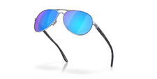 Oakley FEEDBACK POLISHED CHROME w/ PRIZM SAPPHIRE POLARIZED METAL WOMANS