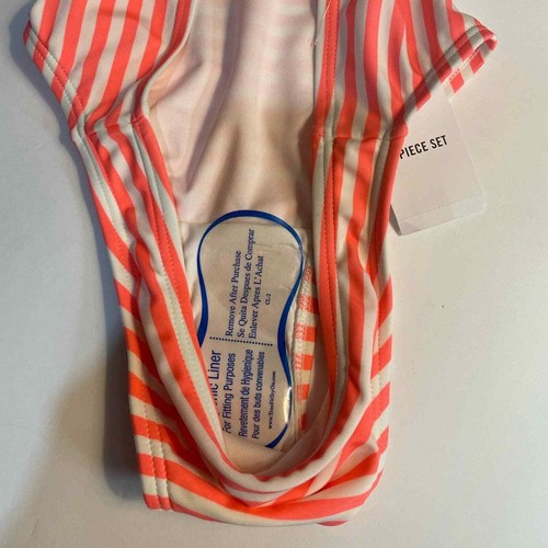 Vince Camuto Classic Bikini Bottoms Pink White Striped Lined XS NWT - Picture 5 of 10