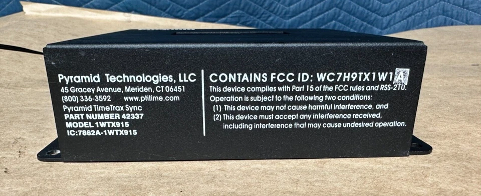 Transmisor de reloj secundario inalámbrico Pyramid TimeTrax Sync 42337 1WTX915 Foto 4 de 4