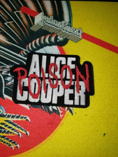 Alice Cooper shape patch Joe Perry MC5 Dio