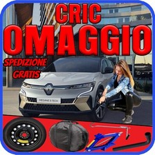 Ruotino Di Scorta 5Fori Da 18 Per Renault Megane E-Tech Con Cric + Chiave Sacca