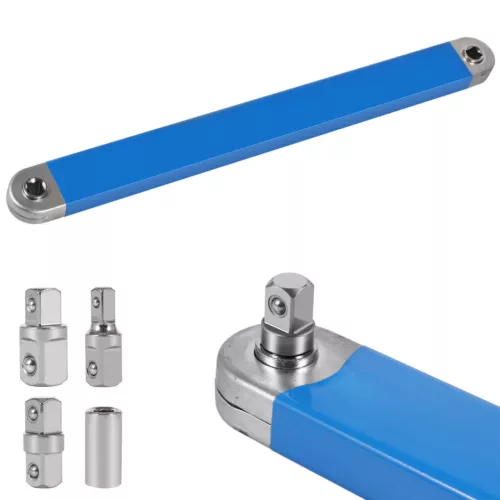 3/8" Offset Extension Wrench 15" Impact Ready Socket Tool Set with Adapters New - Picture 4 of 15