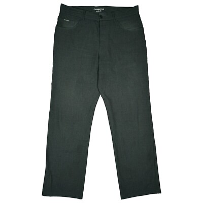 ALBERTO Tom Herren Stretch Jeans Hose Comfort F. Stoff 48 W32 L28 Anthrazit dünn