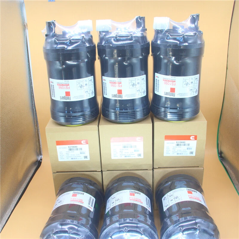 SIX Fuel/Water Separator Filters FS1098 fits Freightliner B6.7 ISB6.7 L9 ISL8.9 - Image 3 of 4