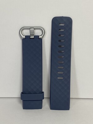 Fitbit Charge 3 Charge 4 Official Classic Band Small S/P Blue Gray ...