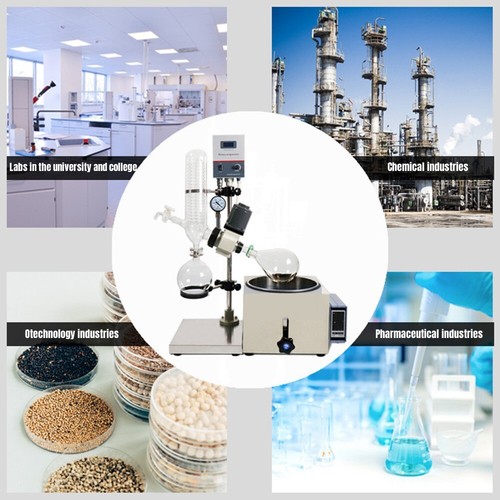 2L Lab Rotary Evaporator 110V Manual Lifting Rotary Evaporator Professional 40W - Picture 12 of 12