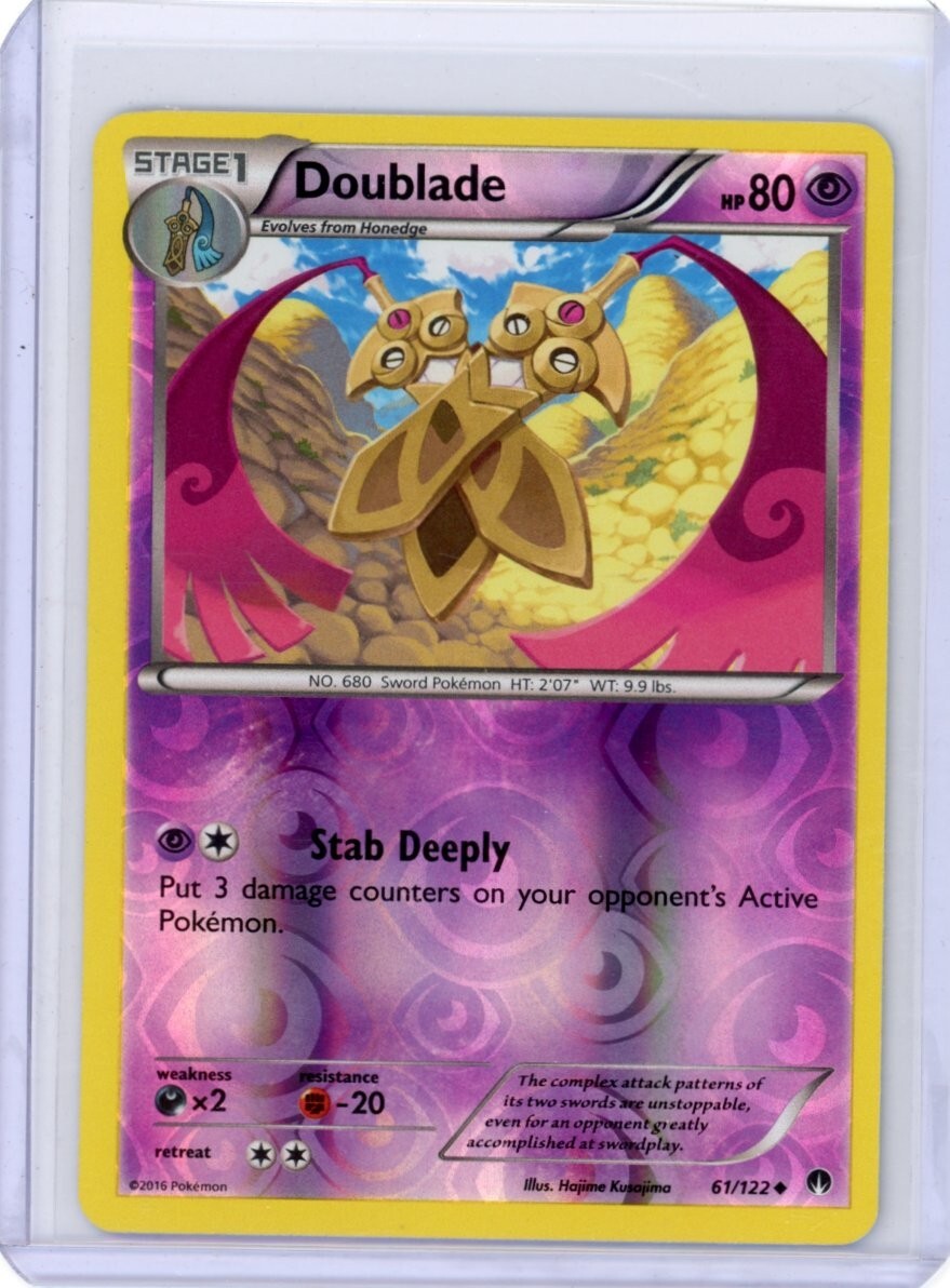 Doublade 61/122 Reverse Holo - 2016 XY Breakpoint - Pokemon TCG