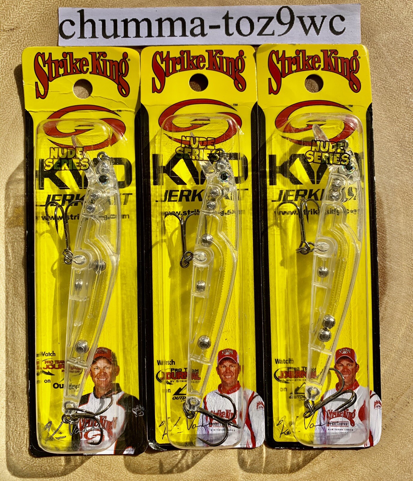 KVDJ200 (Lot Of 3) Suspending Jerkbaits, Strike King, Bass Fishing! NWT! - Image 11
