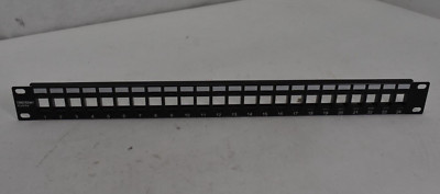 TRENDnet 24-Port Blank Keystone Shielded 1U Patch Panel 1U 19 Rackmount Housing
