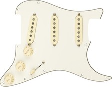 Fender Pre-Wired Strat Pickguard Custom Shop Fat 50's SSS Parchment 11 Hole