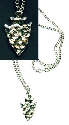 Halskette Pfeilspitze Indianerschmuck Arrowhead Necklace Western Indianer 