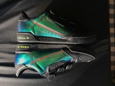 Adidas continental 80 Kids, Size 6.5 brand new, Lace-less, iridescent green