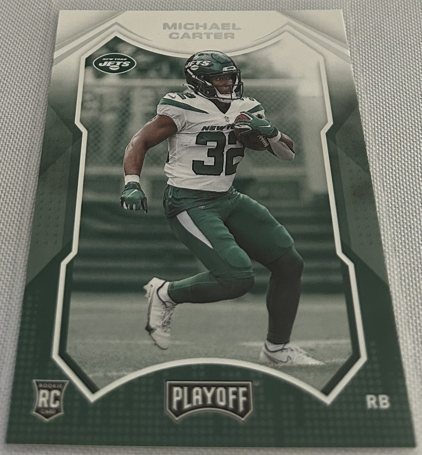 2021 Panini Playoff Football Michael Carter New York Jets Rookie #229