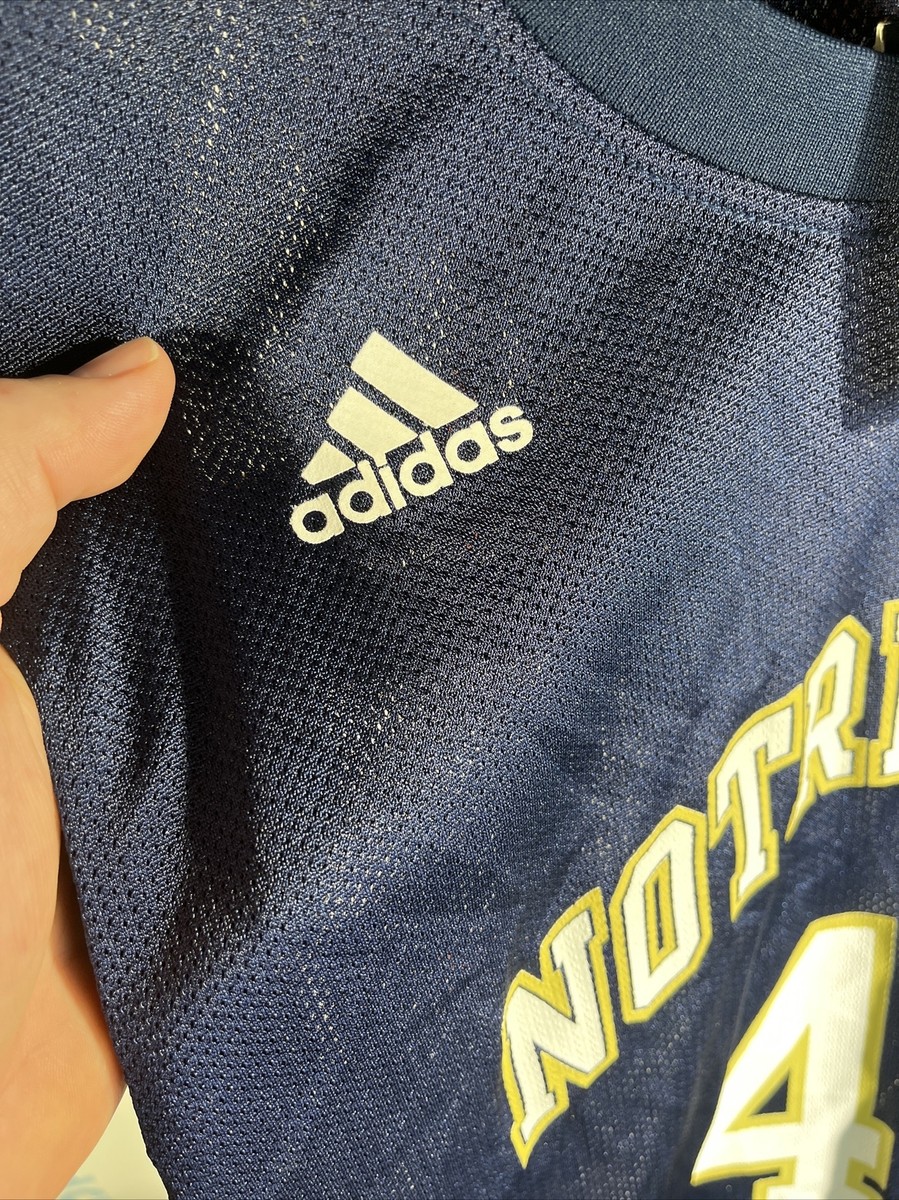 【新品未着用】adidas NOTRE DAME バスケットボールユニフォーム Adidas Notre Dame Fighting Irish #44 Basketball Jersey, Mens