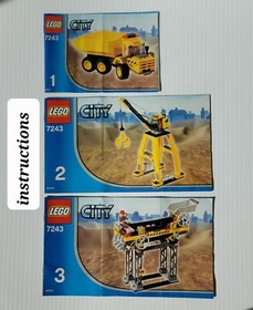 LEGO 7243 CITY Construction Site 100% Complete with Instructions & Box