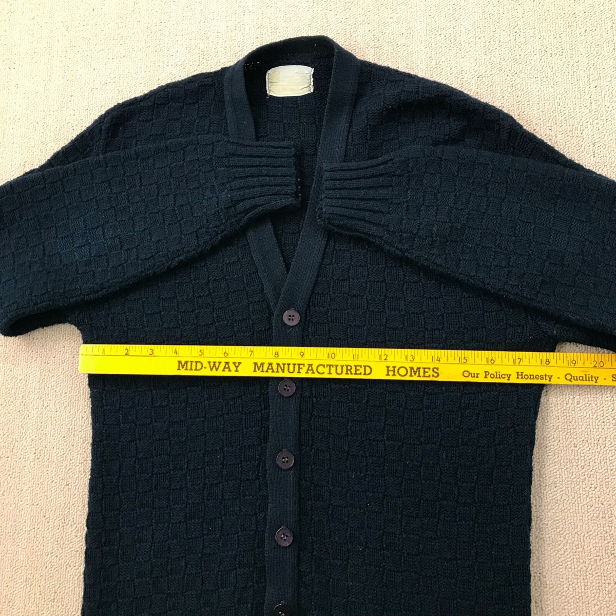 Vintage Sears Kings Road Sweater Mens Large Blue Cardigan Vintage Sears Kings Road Sweater Mens Large Blue Cardigan