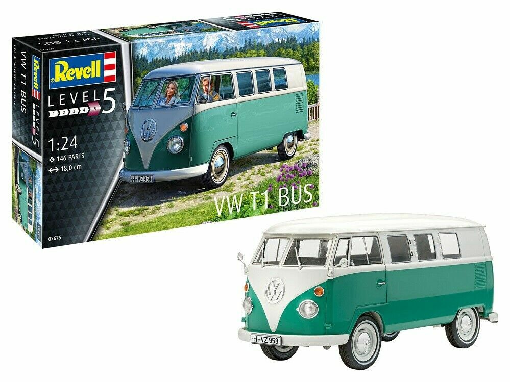 Revell 07675 1:24th scale  Split screen Volkswagen T1 Bus VW
