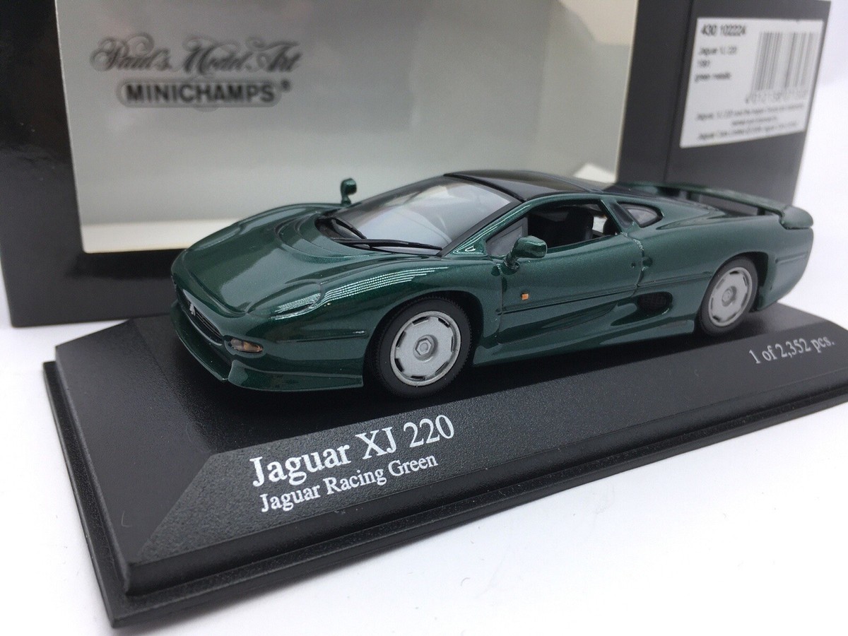 🇺🇦 1:43 Minichamps Jaguar XJ 220 XJ220 Racing Green 1/43 | eBay
