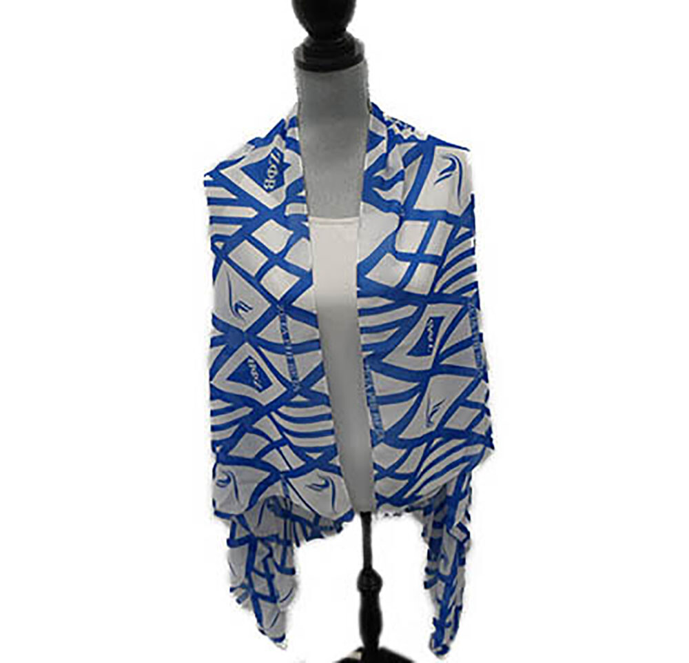 Zeta Phi Beta Sorority Convertible Shawl- Style 2-New!