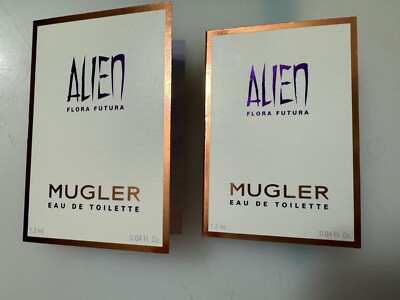 Thierry Mugler Alien Flora Futura Eau de Toilette Lot of 2 Spray 1.2ml/0.04fl oz