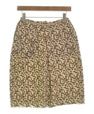 MARNI Knee-length Skirt BrownxIvory Approx. M 2200482895158