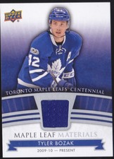 2017 Toronto Maple Leafs Centennial Tyler Bozak Jersey Leaf Materials 17-18