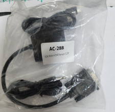 16x AC-288 VGA Male to HDMI Female with Audio 0.2 Meter Adapters - NEW 