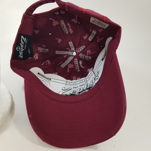NCAA Florida State Seminoles FSU Cap Zephyr Men's Hat Unique Palm Trees Red - Picture 6 of 9