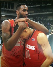 RAKEEM CHRISTMAS TYLER ENNIS Signed Autograph 11x14 Photo Syracuse Orange w/COA