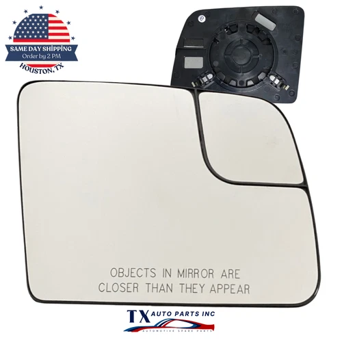 Side Mirror Glass for 2011-2013 FORD TRANSIT CONNECT Non-Heated Passenger Side