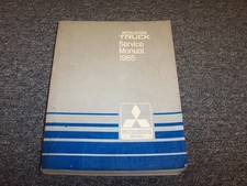 1985 Mitsubishi Mighty Max Pickup Truck Shop Service Repair Manual 2.0L 2.6L