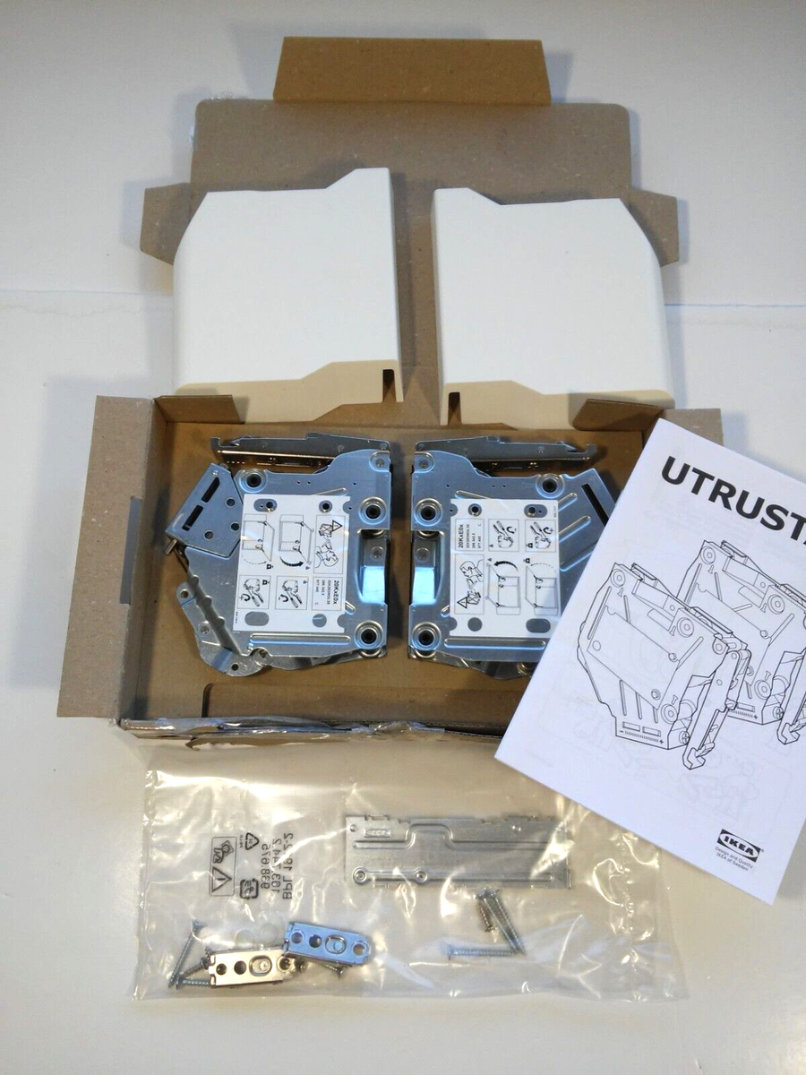 IKEA Utrusta for Horizontal Door Small Plastic Hinge - White for