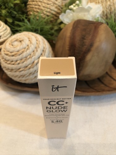 IT Cosmetics CC+ Nude Glow Serum Foundation SPF40 - LIGHT-Exp 05/24 New - Picture 3 of 9