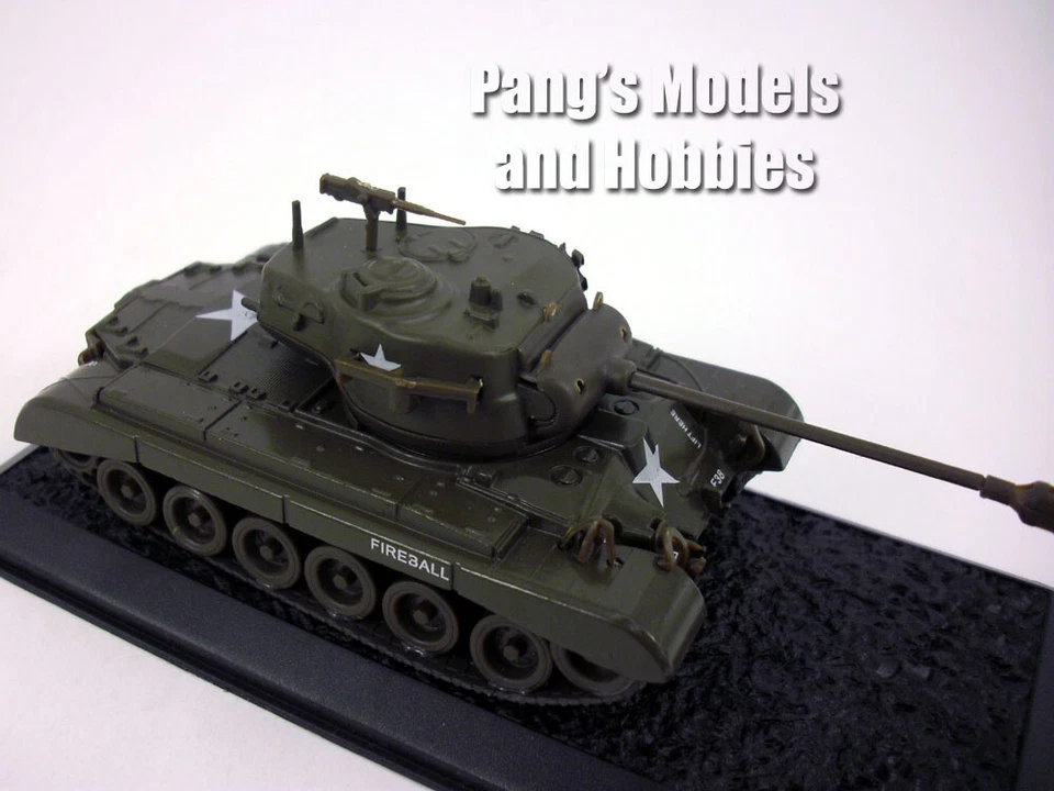 M26 (M-26) Pershing Main Battle Tank 1/72 Scale Diecast Model  by Amercom - Image 4 of 4