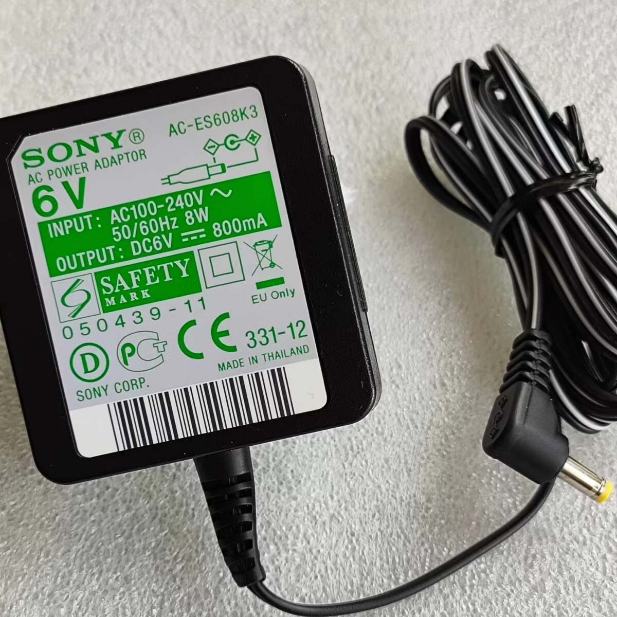 Sony R50 R30 6V 0.8A 4.8W-R50 R30 MZ-N10 MZ-NH1 AC Adapter charger