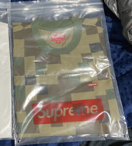 Supreme Olive Digi Camo Small Box Logo L S Tee Long Sleeve Tshirt Ebay